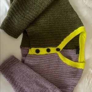 Colorful Urban Outfitters Cropped Sweater